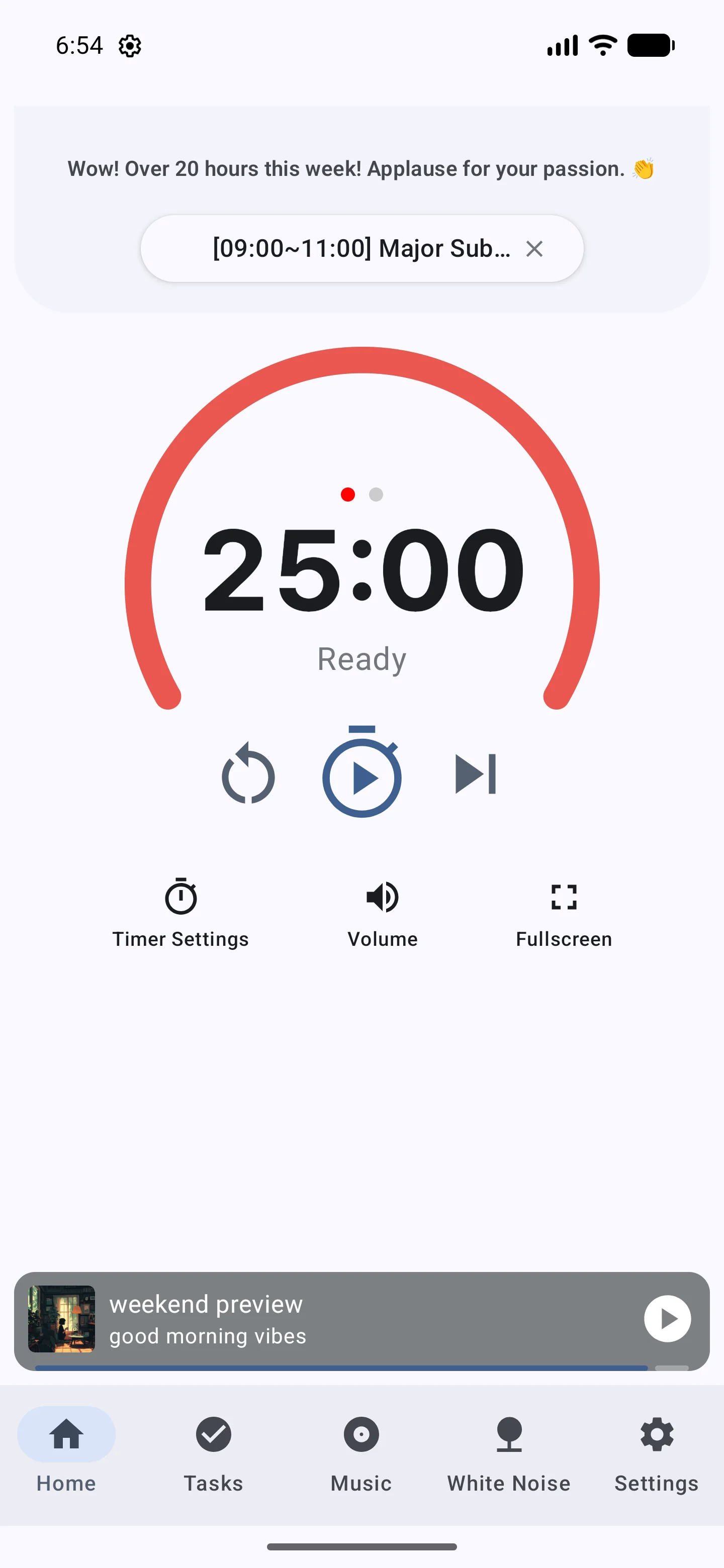 StudyAide app workflow step 01: 01 — Mulai sesi fokus Anda